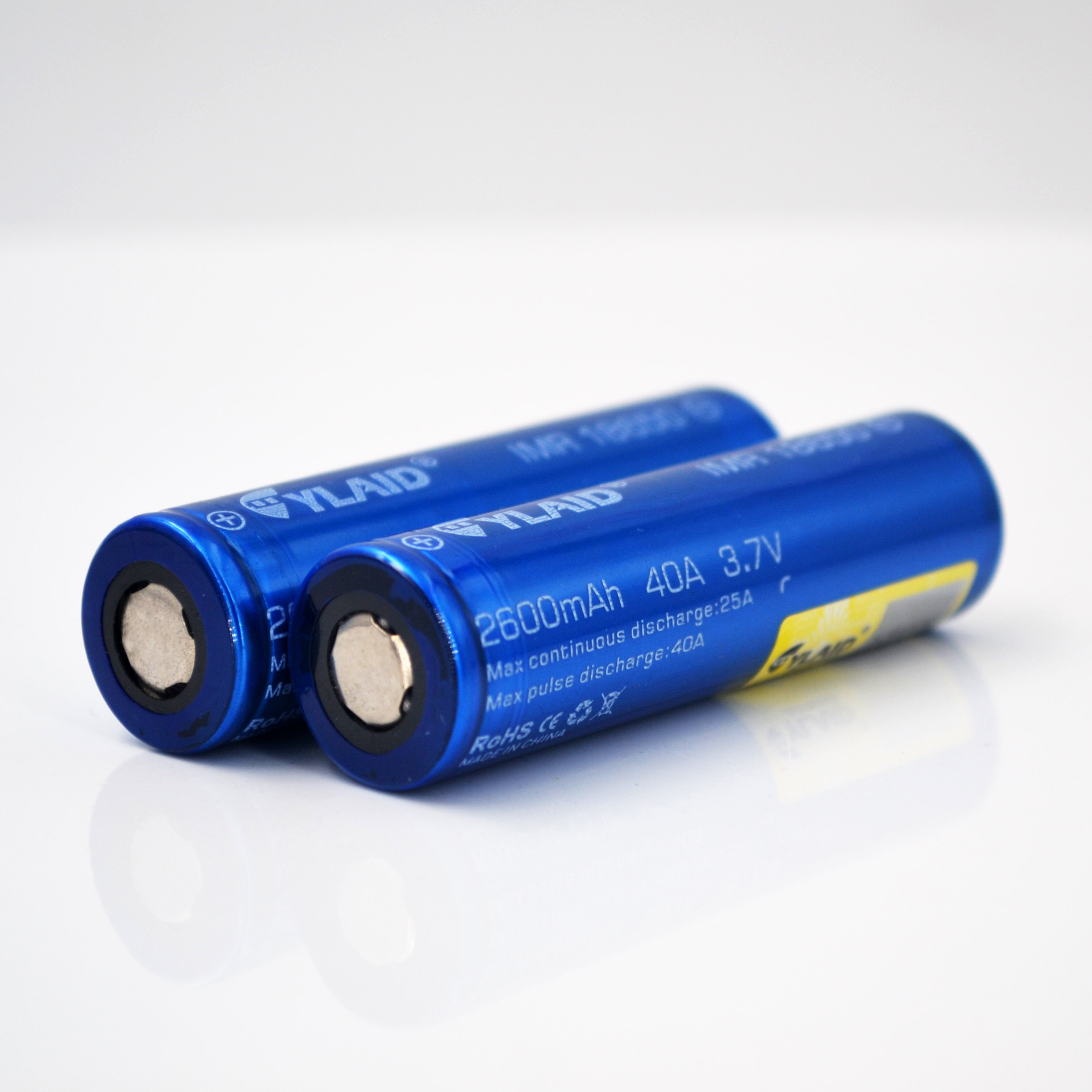 Pin Cylaid 18650 dung luong 2600mAh-40A high discharge rate battery for mech mod