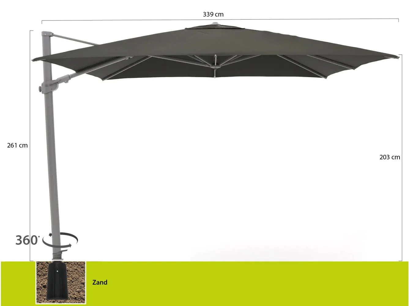 Hot sale garden outdoor huge patio umbrellas cafe balcony outside parasol umbrella for garden