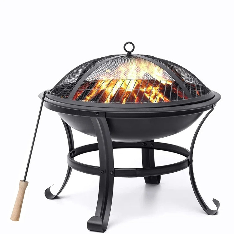 Steel Backyard Patio Garden Outdoor Camping Convenient Appearance Fire Pit Table for warm