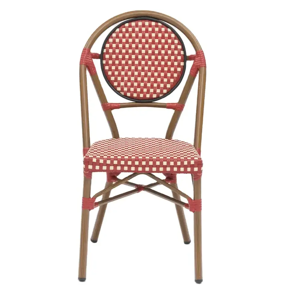 Factory Direct New Wholesale Stylish and Cheap Casual Outdoor Furniture High Back Patio Rattan Rattan Dining Chair Garden Chairs