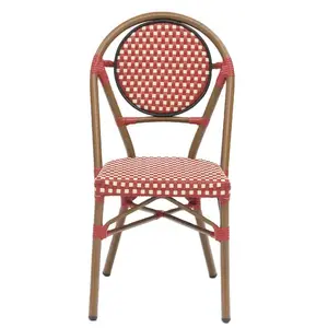 Factory Direct New Wholesale Stylish and Cheap Casual Outdoor Furniture High Back Patio Rattan Rattan Dining Chair Garden Chairs