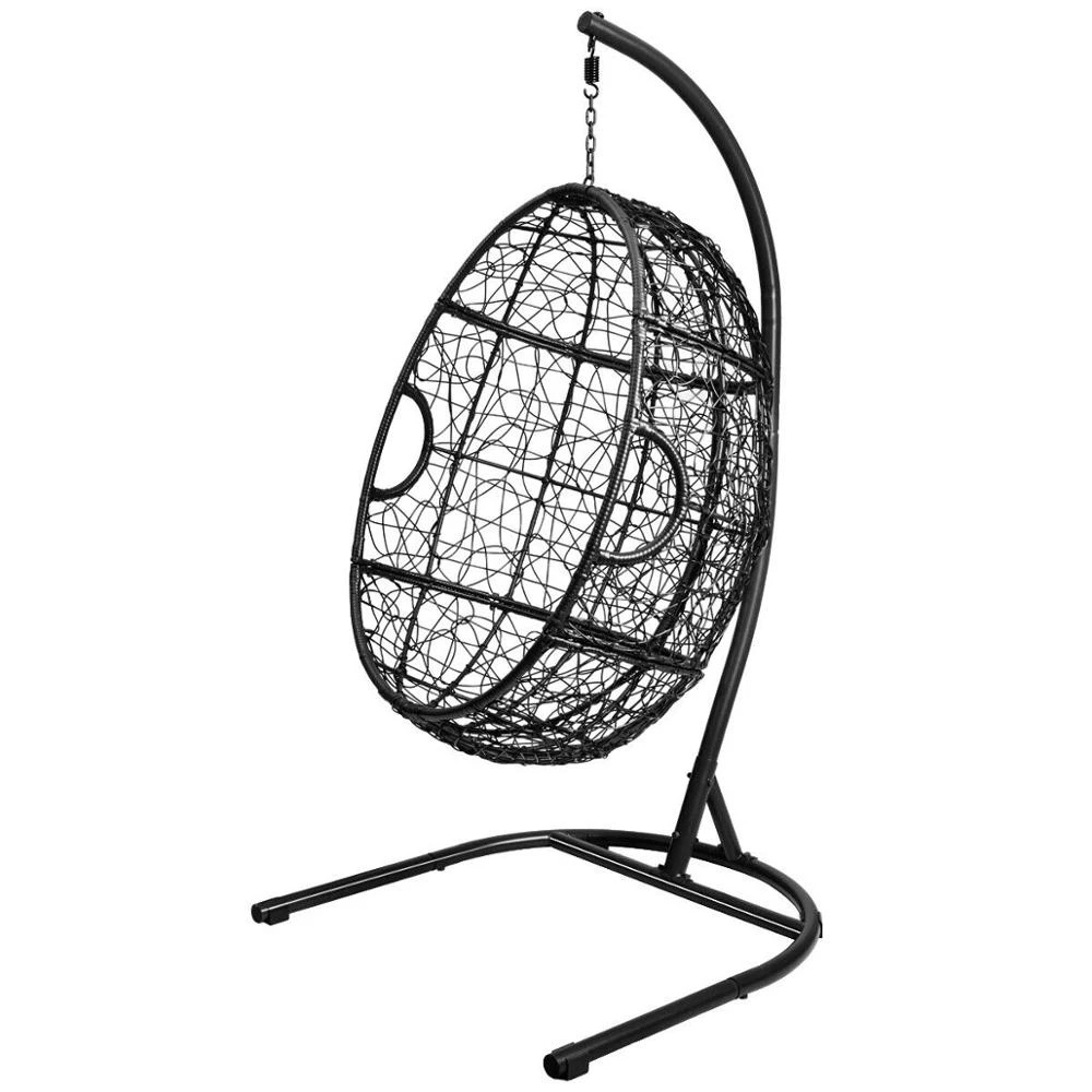 Wholesales egg swing chair outdoor furniture for indoor and outdoor using