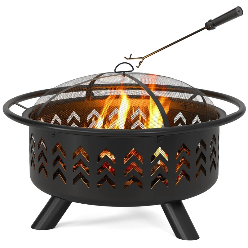 outdoor  Fire Pit Portable Rubbing Alcohol Fire Pit Bowl Clean Burning Personal Concrete Fireplace