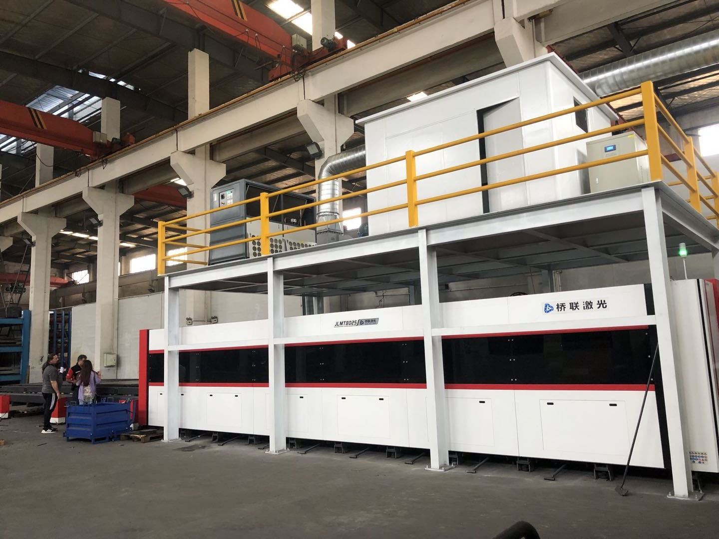 loading and unloading system for CNC fiber metal laser cutting machine  for sheet metal