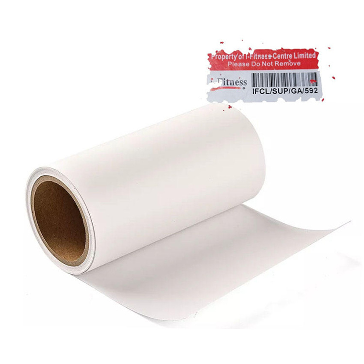 Wholesale A4 Sheet Security Eggshell Label Material Custom Fragile Label Destructible Blank Eggshell Sticker Paper Roll