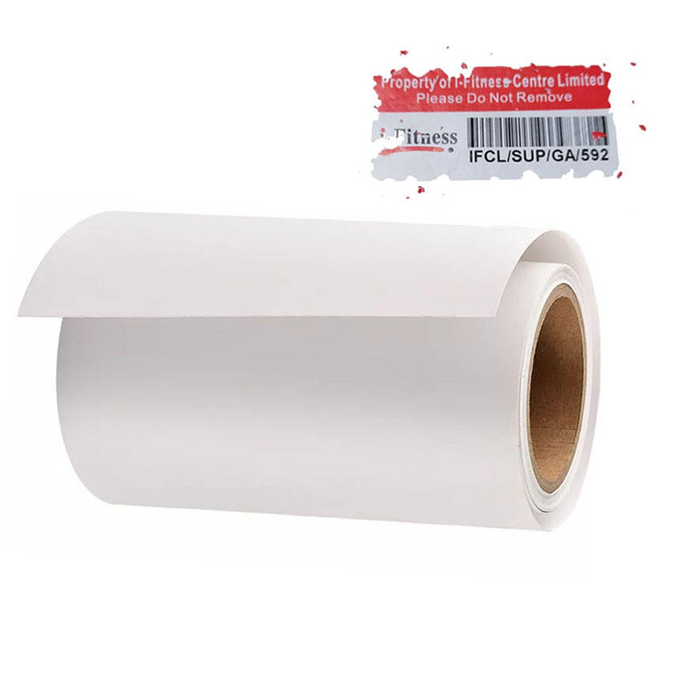 Wholesale A4 Sheet Security Eggshell Label Material Custom Fragile Label Destructible Blank Eggshell Sticker Paper Roll