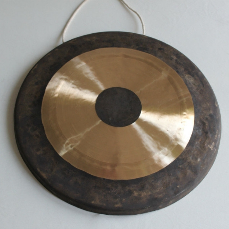 Hot Sale 20-40 Inch Chau Gong & Square Stand with wheels Bronze Handmade For Sound Healing and Meditation