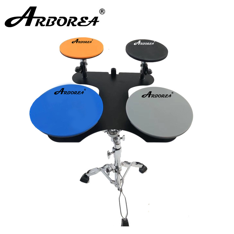 Arborea Practice Silicone 8'' Drum Pad Set/Mute Pad