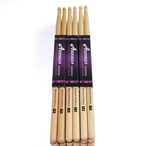 Wholesale Bulk Wooden Color Drumsticks  5 B  Hickory Drum Sticks