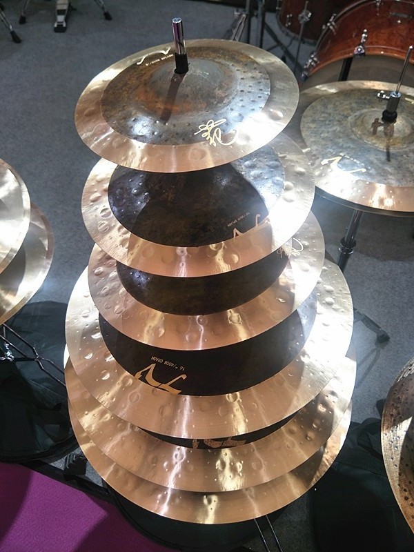 High-end handmade original cymbals for rock music