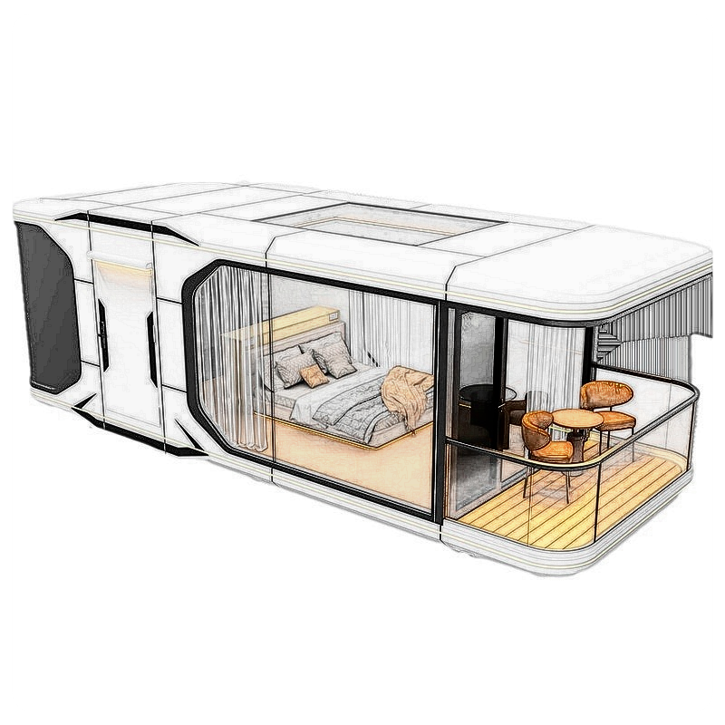 Mobile homes Modern outdoor space Capsule Hotel Family cabins Luxury prefabricated container homes