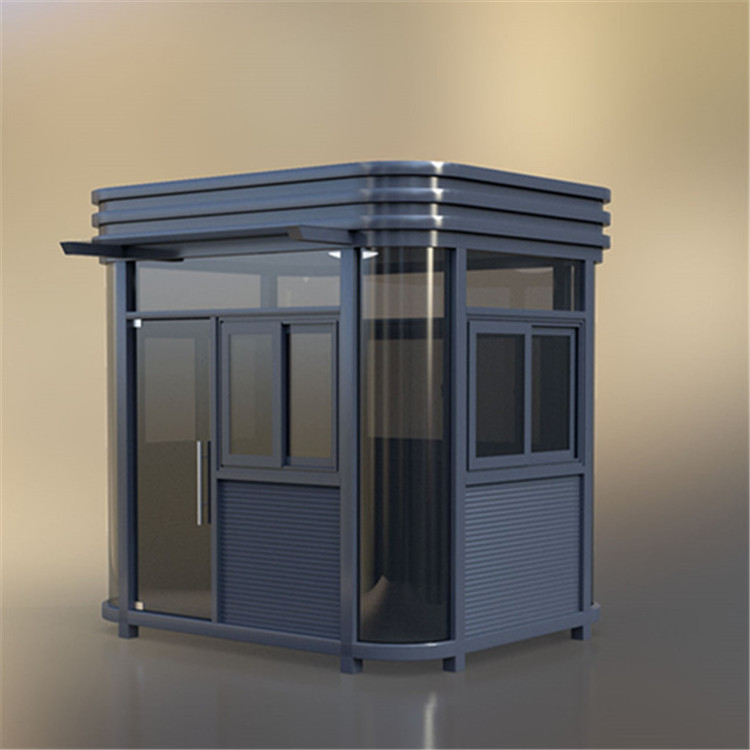 Security Parking Ticket Booth Economic Prefabricated Toll Booth Tool Room Outdoor Sentry Box