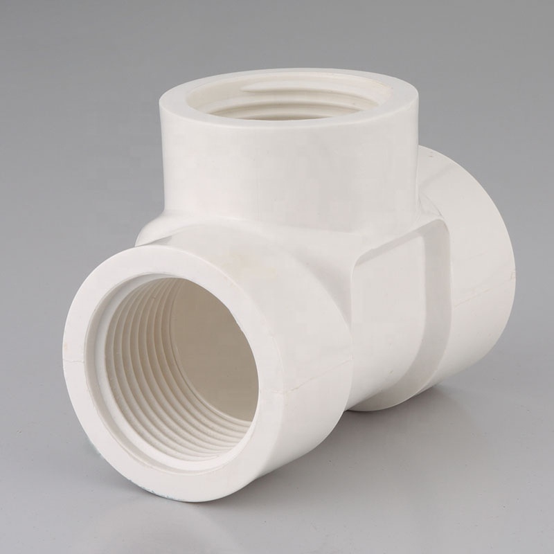 Cold runner injection pipe fitting mold plastic injection tee joint pipe moulding custom self lubrication mould