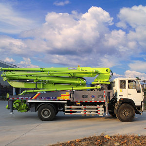 Second Hand China 38m NONGJIAN Concrete Pump Trucks with German Chassis with Low Price