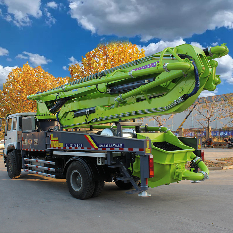 Second Hand China 38m NONGJIAN Concrete Pump Trucks with German Chassis with Low Price