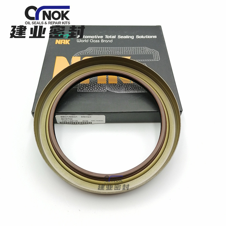 NAK Sealing Ring Crankshaft Oil Seal  BH3732 105*135*14.7mm ACM For 6BD1/6BG1 Rebuild Seal