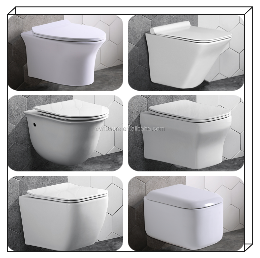 Economic Cheap Wall Hung Toilet Sets Bathroom Stock Clearance Low Price Sanitary Chinese Wc Toilet Commode