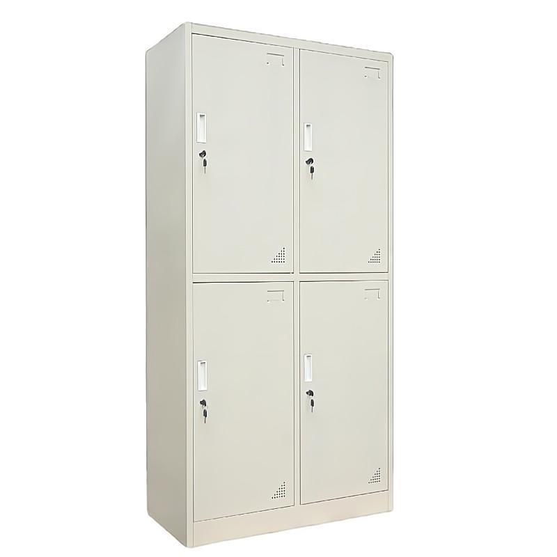 Students Wardrobe 4 door Dressing Furniture Steel Wardrobe Locker