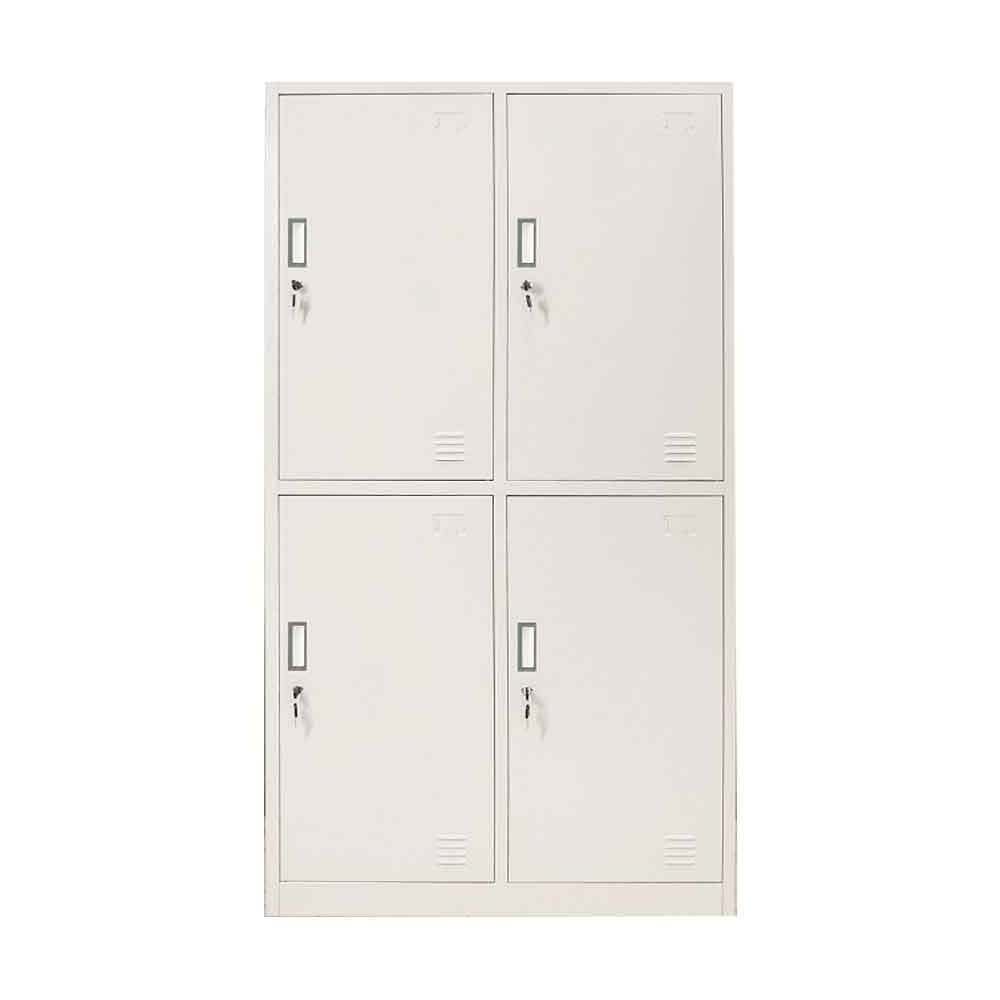 Students Wardrobe 4 door Dressing Furniture Steel Wardrobe Locker