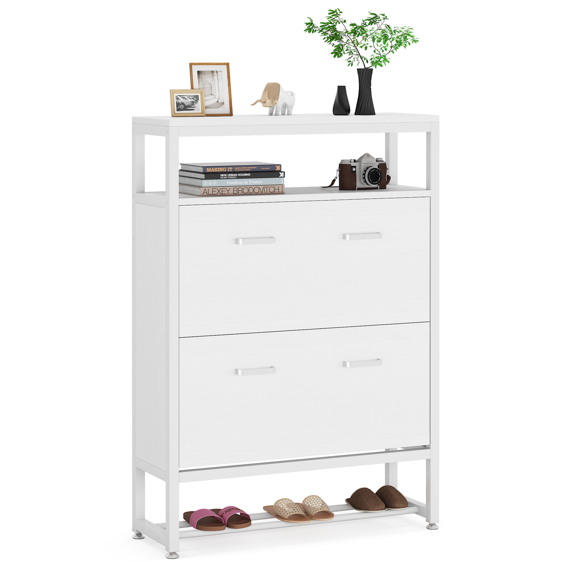 Tribesigns modern zapatera organizador shoe rack cabinet