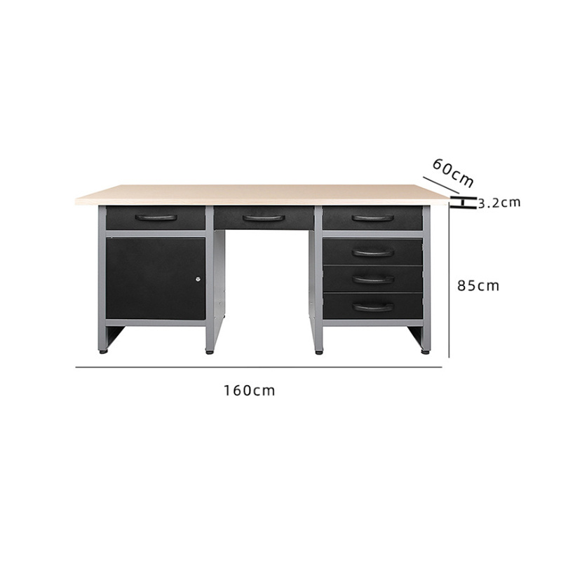 Garage Workshop JZD Brand Work Table Tool Cabinet Steel Shelf Rack Workbench