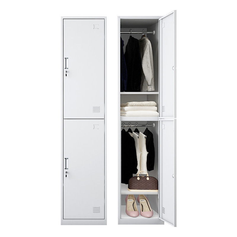 Modern New Design Aluminum Glass Door Wardrobe Closet Metal Glass Wardrobe Cabinet