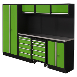 Workbench Tool Chest/Cart/Trolley Garage Tool Cabinet Group Hanging Tool Box with Tool Holder Workshop Garage Storage