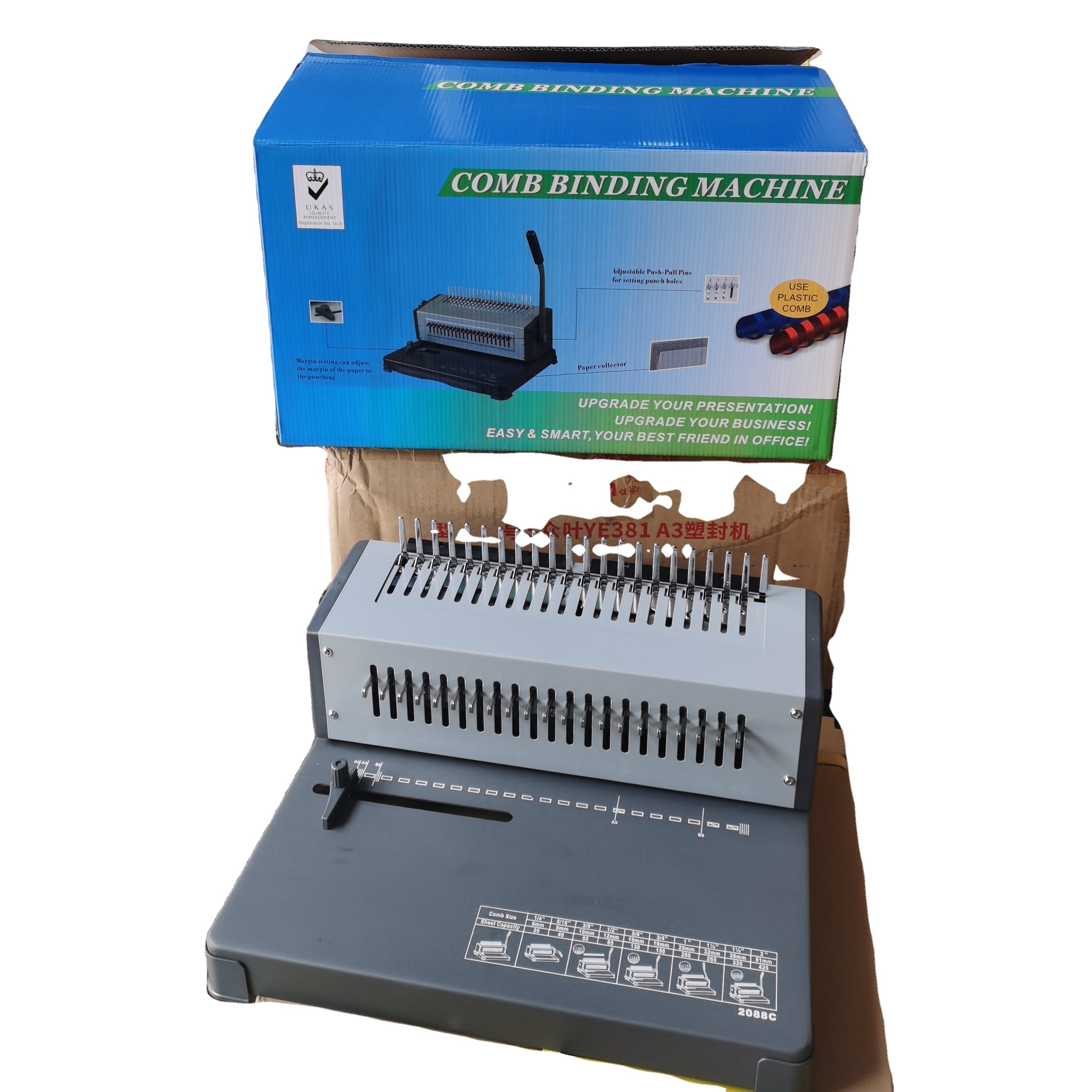 2088C Plastic Bending Comb Binding Machine