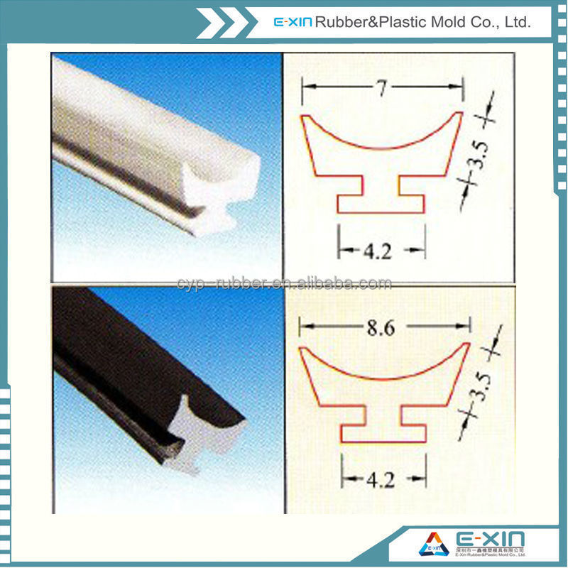 Aluminium alloy door seal/Glass curtain wall Rubber Seal Strip/EPDM boat window seal