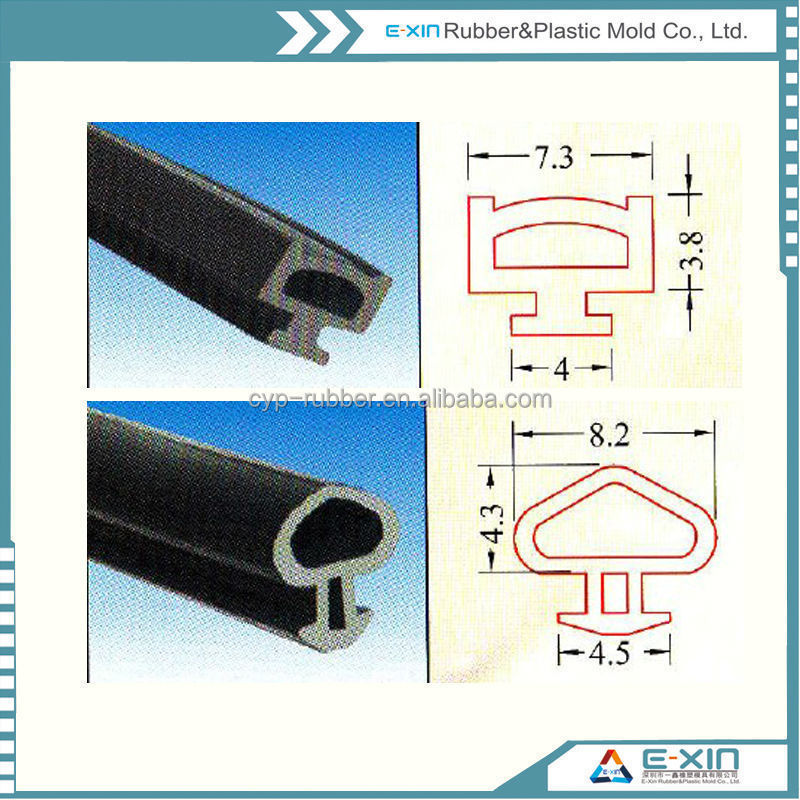 Aluminium alloy door seal/Glass curtain wall Rubber Seal Strip/EPDM boat window seal