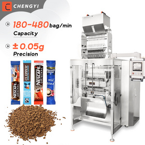 Automatic Multi-Lane granule packing machine Coffee stick packaging machine Freeze-dried coffee powder Powder packing machine