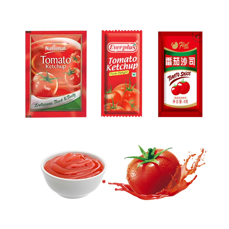 Ketchup Packing Machine Chili Sauce Sachets Honey Stick Shampoo Fiiling And Sealing Packing Machine Tomato Sauce Packing Machine