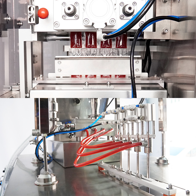 Ketchup Packing Machine Chili Sauce Sachets Honey Stick Shampoo Fiiling And Sealing Packing Machine Tomato Sauce Packing Machine