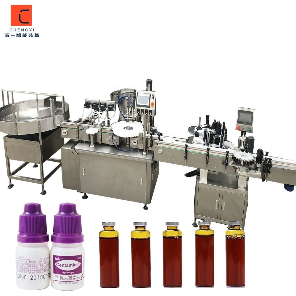 Automatic bottle syrup oral liquid filling machine toothpaste tube filling and sealing machine eye drop filling machines