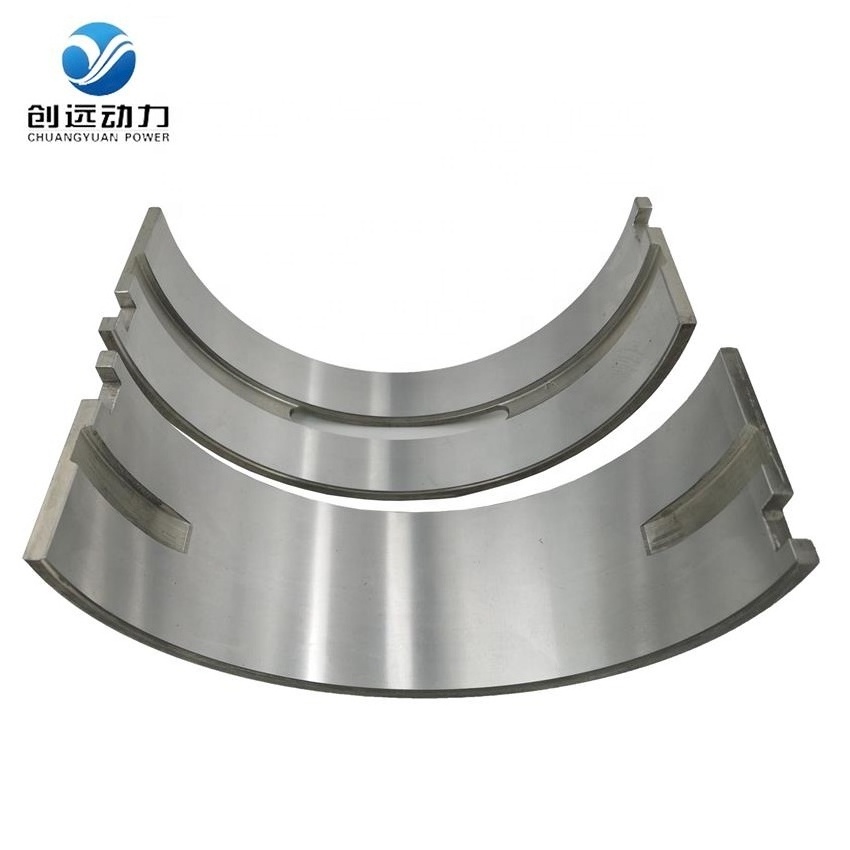 Zibo Zichai Diesel engine spare part Upper and lower crankshaft main bearing for sale