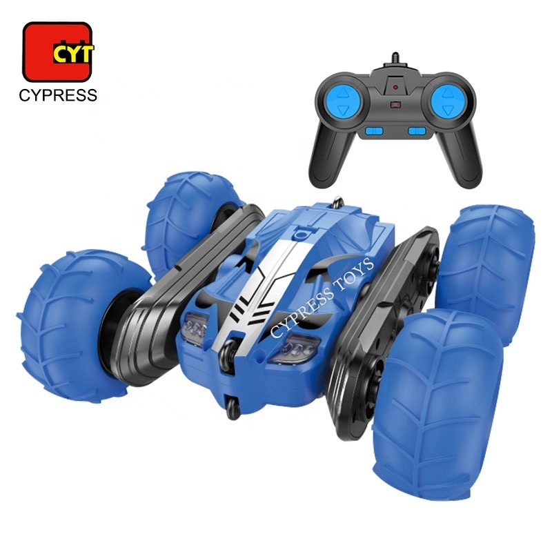 Hot Selling 2.4G Remote Control Inflatable Wheel Stunt Car RC Toy Double-Sided Stunt Car