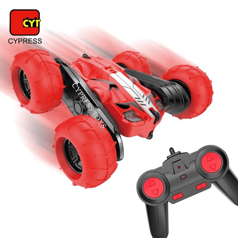 Hot Selling 2.4G Remote Control Inflatable Wheel Stunt Car RC Toy Double-Sided Stunt Car