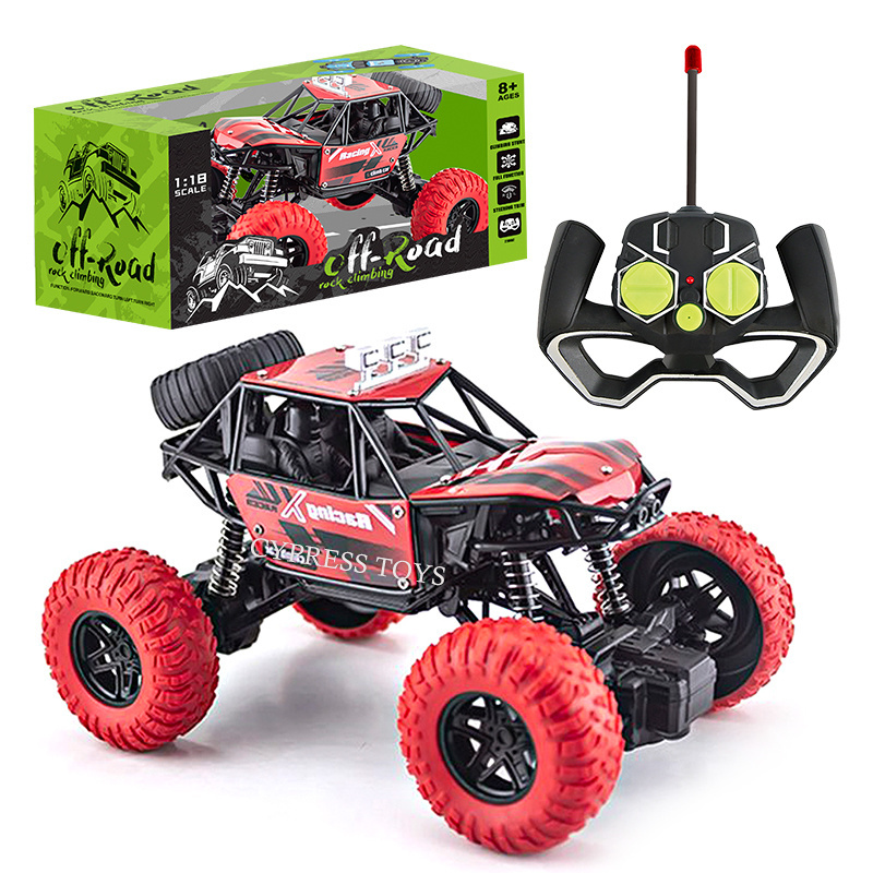 118  RC Off-Road Remote Control climbing big wheels rock crawler Metal Car truck toys Monster Trucks Friction Powered car