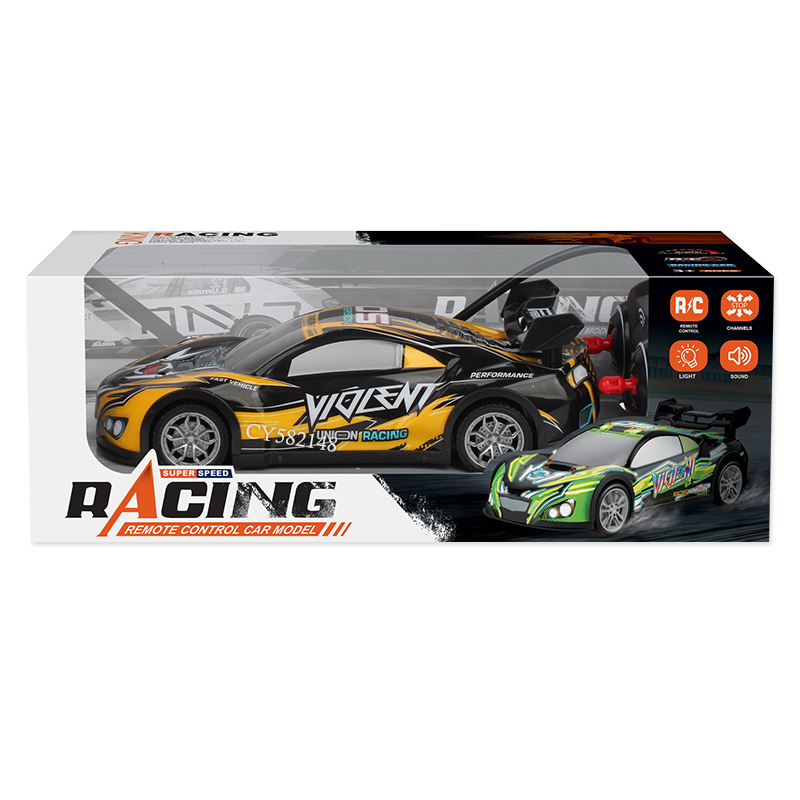 Factory Direct Sales 1:18 Remote Control Car High Speed Racing Cars Model Vehicle RC Car With Light And Music