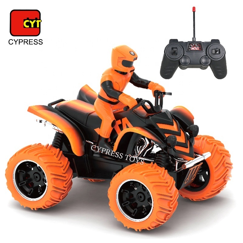 2021 New Remote Control RC Car Drift 1/10 ATV Motorcycle Toys Stunt Car For Boy