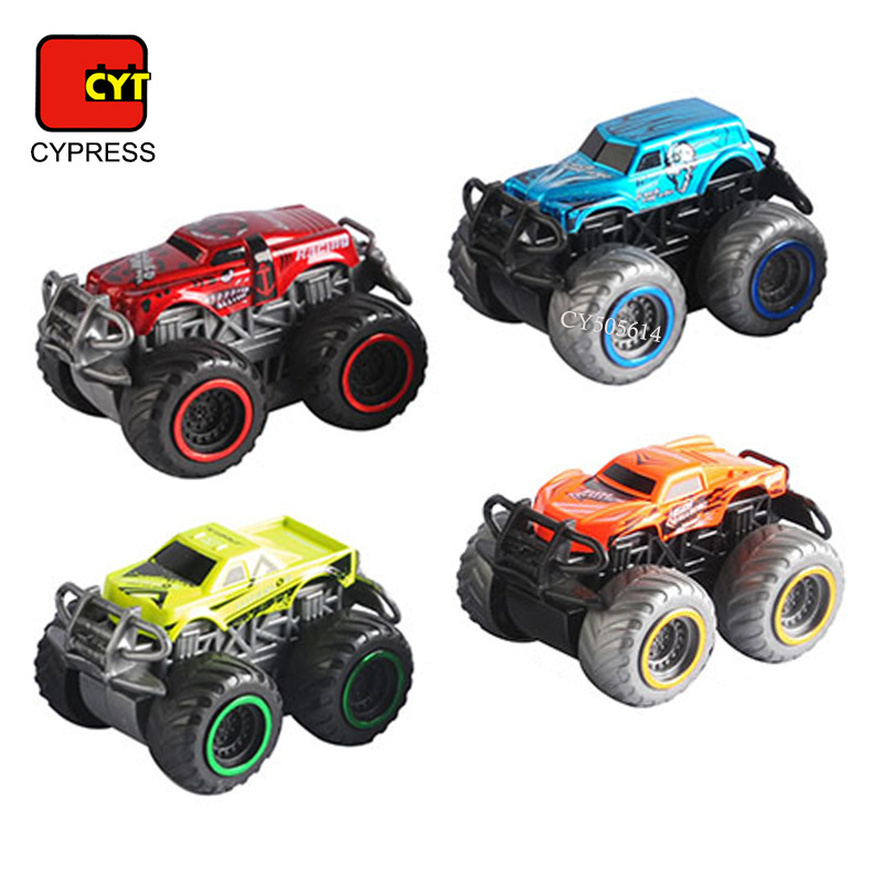 Wholesale Alloy Metal Vehicles Monster Truck Friction Powered Toy Cars Push And Go Off Road For Kids