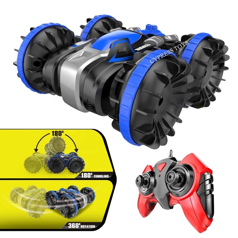 2.4G RC Amphibious Stunt Car RC Car Stunt Double RC Stunt Car For Kids