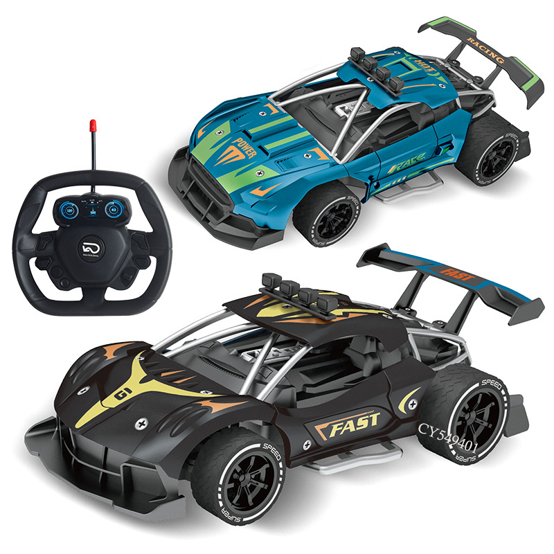 1/18 High Speed RC Racing Cars Remote Control Car Toy Vehicle With Steering Wheel Controller