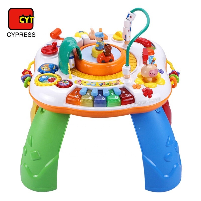 2 in 1 Funny Baby Educational Toys Musical Learning Activity Table