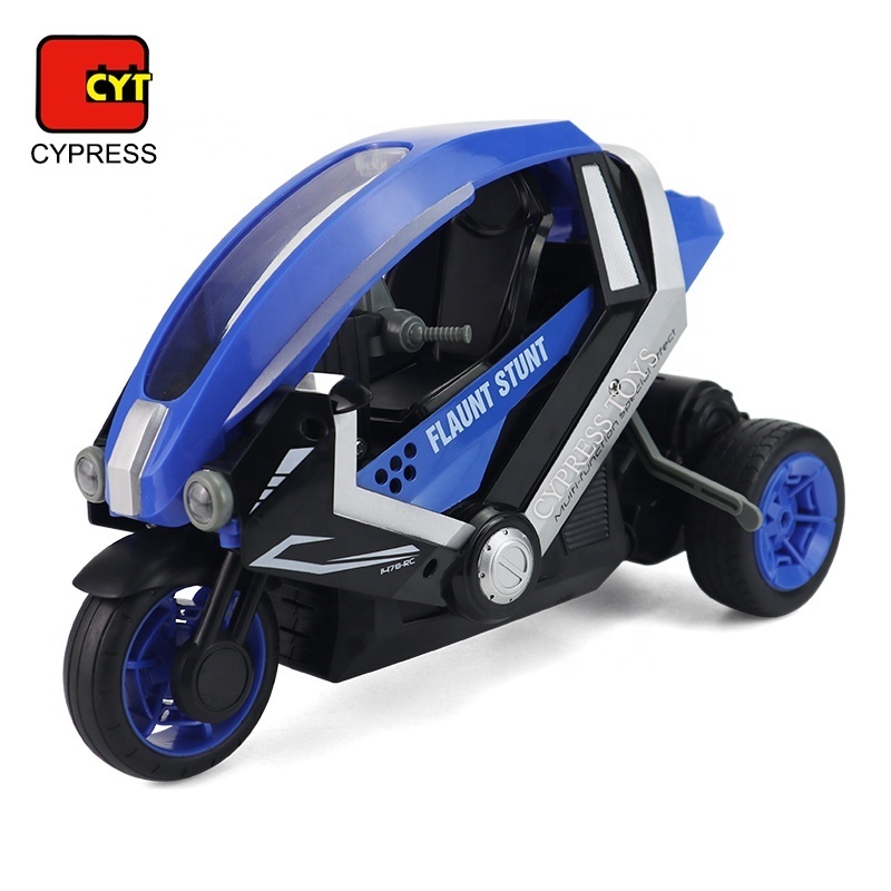 New Style 1:18 Radio Control Toys RC Stunt Car Tricycle Toy RC Motorcycle Toy