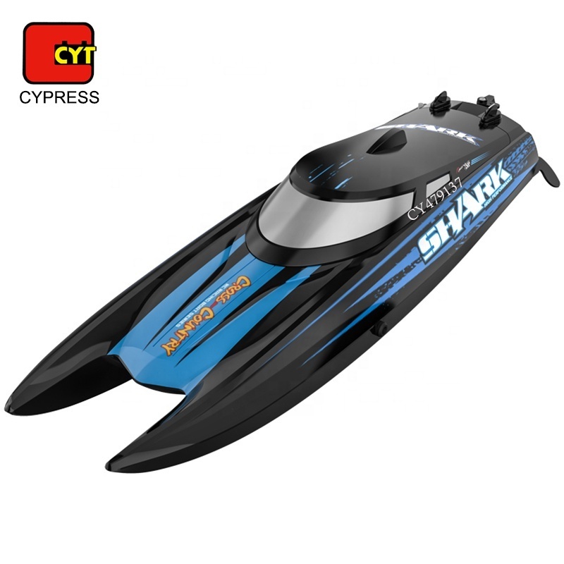 Luxury 2.4GHz RC High Speed Racing Boat With Capsize Reset Proportional Throttle Professional Remote Control Boat Toy