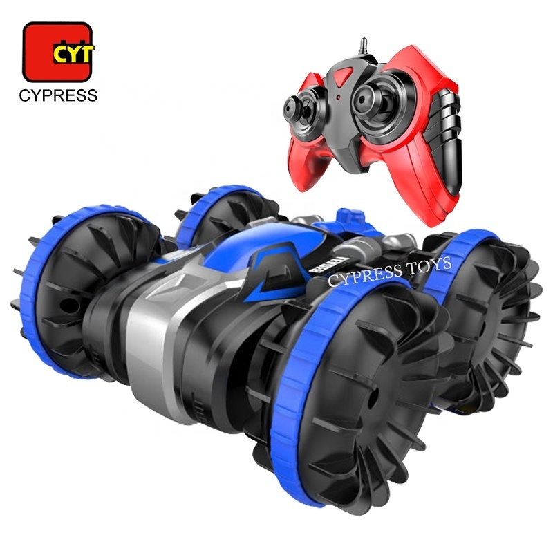 2.4G RC Amphibious Stunt Car RC Car Stunt Double RC Stunt Car For Kids