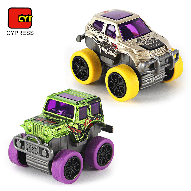 Metal Pull Back Cars Diecast Toy Vehicles Monster Trucks 24 Piece Mini Car Set For Kids