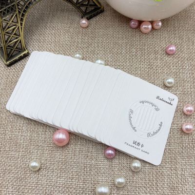 quality Perfume test strip Test paper thickened large smell card test card