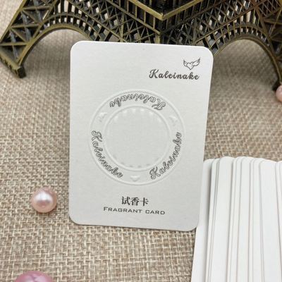 quality Perfume test strip Test paper thickened large smell card test card